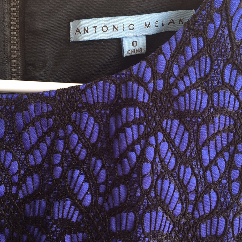 Antonio Melani Peplum Dress. Size 0 - Picture 3 of 6
